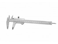 Meradlo posuvné KINEX 150 mm, 0,02 mm - aretácia skrutkou, mm+inch, ČSN 25 1238, DIN 862