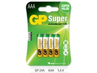 Bateria super alkalická GP24A, LR03, AAA, 1,5V (cena za 1 ks)