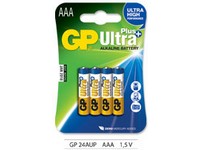 Bateria ultra+ alkalická Gp24AUP AAA LR03, 1,5V (cena 1ks)