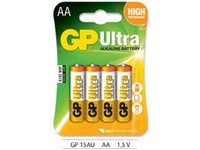 Bateria ultra alkalická Gp15AU AA  LR6 , 1,5V (cena 1ks)