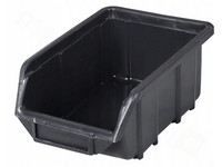 Ecobox PVC malý 110x165x75mm čierny PATROL