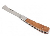 Nôž štepový / pučiaci 173 mm, skladací, drevená rukoväť PALISAD