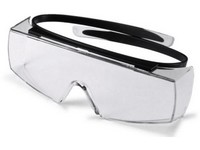 Okuliare ochranné UVEX Super OTG číry zorník Supravision Sapphire, rám čierny