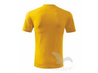 Tričko žlté MALFINI HEAVY 200g S