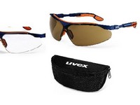 Okuliare ochranné s púzdrom a náhradným zorníkom - UVEX I´VO