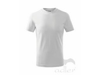 Tričko biele detské MALFINI  CLASSIC 160g