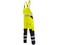 Nohavice výstražné s náprsenkou žlté NORWICH pánske 58