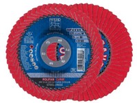Kotúč lamelový 125x22,23mm zr. 60 PFR 125 CO 60 SGP-CURVE M na oceľ, antikor