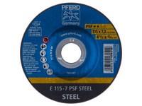 Kotúč brúsny 115x7,2x22,23mm, E 115-7 A 30 P PSF oceľ, liatina  PFERD