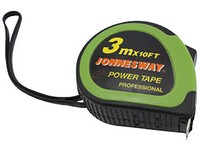 Meter zvinovací 3m pogumovaný JONNESWAY