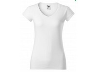 Tričko biele Fit V-neck dámske