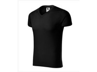 Tričko čierne Slim Fit V-neck pánske