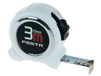 Meter zvinovací 3m / 19mm biely FESTA