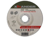 Kotúč brúsny 125X6,4 A24R-BF27 INOX XHANDER