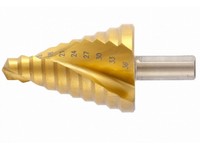 Vrták stupňovitý HSS trojuholníková stopka 9-36 mm MTX