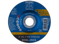 Kotúč brúsny 115x7,2x22,23mm, E 115-7 PSF STEELOX PFERD