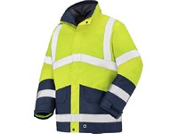 Bunda výstražná OPSIAL HI-VIS 4in1 SIRIUS EVO žltá/modrá navy